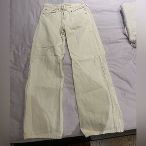 Levi's Women's Off-White Flare Jeans